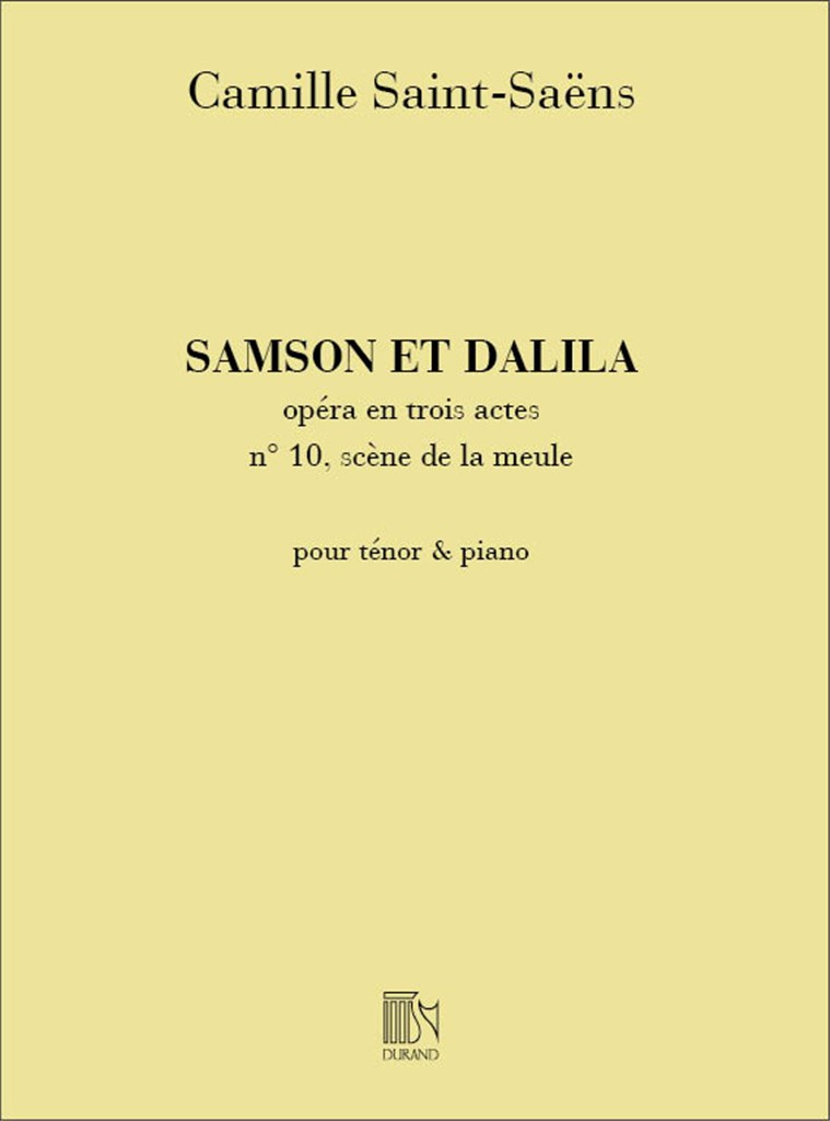 Samson Et Dalila N 10 Fr-All Tenor-Piano